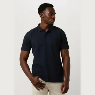 Matinique Mapoleo Melange Polo's & T-shirts Heren - Polo Shirt - Donkerblauw - Maat M