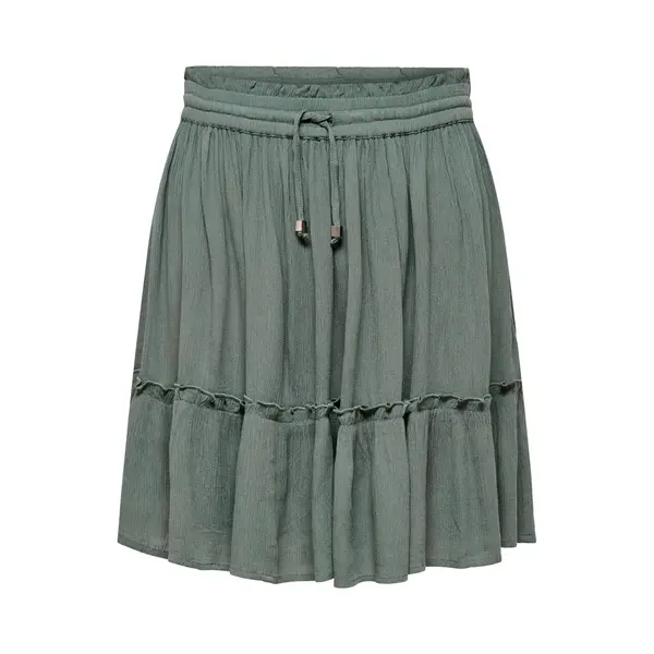 Only Minirock "Onlibiza Life Short Skirt Wvn Noos" Mit Volant thumbnail