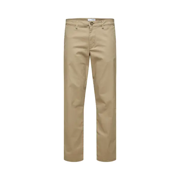 Selected Chino 'New Miles' Camel / Zwart / Wit thumbnail