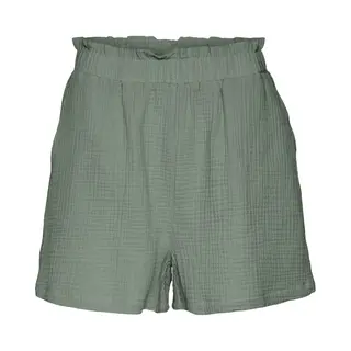 Vero Moda Women's Vmnatali Hw Noos Shorts, Laurel Wreath, M