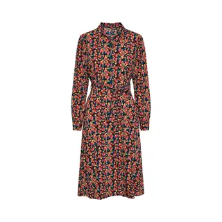 Pieces Jurk Pcbine Hember Ls Shirt Dress Bc 17135166 Sky Captain/graphic Dames Maat - S