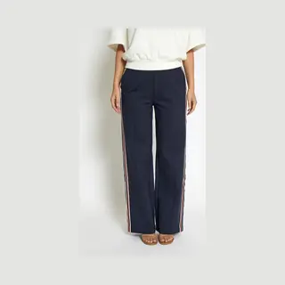 Minus Broek 'Marabella' Blauw / Rood / Wit
