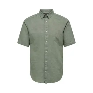 Only & Sons Overhemd 'ONSCaiden' Groen