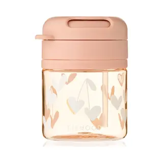 Liewood Pavia Tritan-Becher Mit Strohhalm Sweethearts/Pale Tuscany