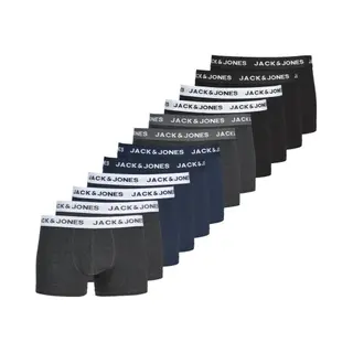 Jack & Jones Heren 12P Boxer Trunks Solid Multi Ii