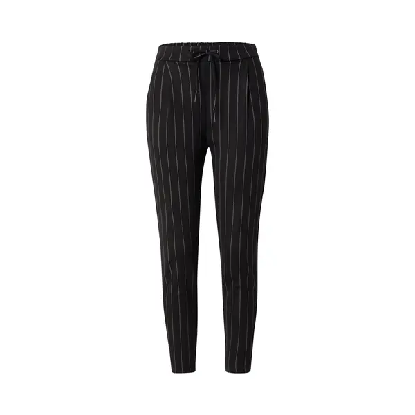 Vero Moda Bandplooibroek 'Vmeva' Zwart / Wit thumbnail