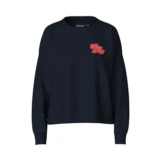Pieces - Pcchilli Summer Ls Print Sweat Noos Cp - Meisjes - Sweaters