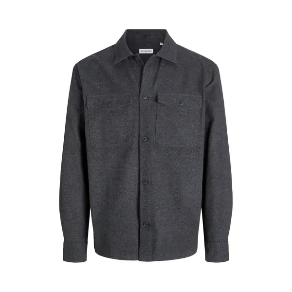 Jack & Jones Jack&Jones - Jjeperfect Melange Overshirt Ls Sn - Heren - Overhemden thumbnail