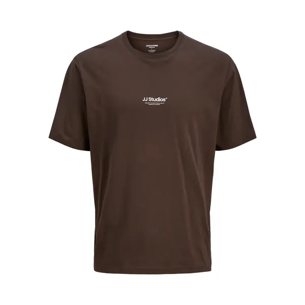 Jack & Jones Shirt 'JJESoho' Donkerbruin / Wit thumbnail