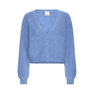 Ichi, Damen, Pullover, Giubbotto Ihmarin CA6, Blau, (Xl)
