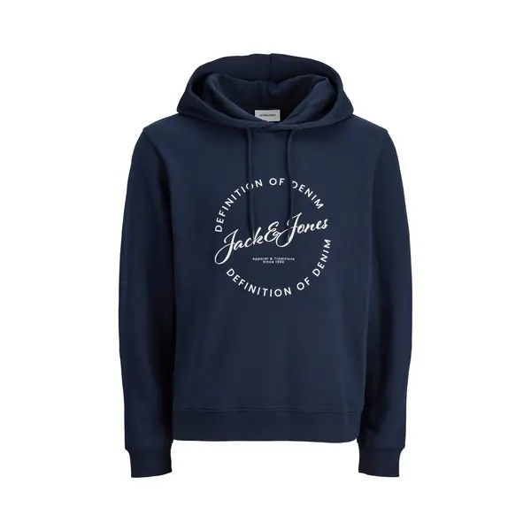 Jack & Jones Sweatshirt 'Jjgrayson' Navy / Wit thumbnail
