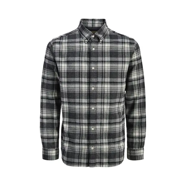 Jack & Jones Premium Overhemd 'JPRBLUBarkley' Donkergrijs / Zwart / Wit thumbnail
