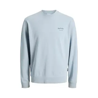 Jack & Jones Sweatshirt 'JJEArchive' Lichtblauw / Donkerblauw