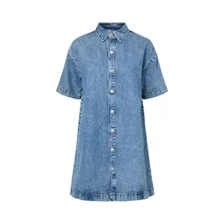 Pieces Blousejurk 'Pcsky' Blauw Denim