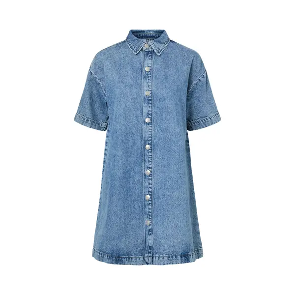 Pieces Blousejurk 'Pcsky' Blauw Denim thumbnail
