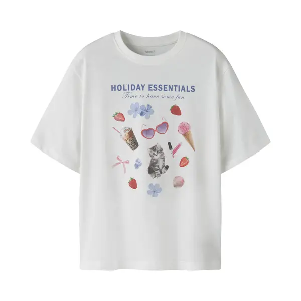 Name It Shirt 'Nkfvotea' Navy / Donkergrijs / Lichtroze / Wit thumbnail
