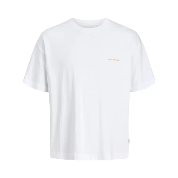 Jack & Jones Shirt 'Jormontauk' Grijs / Oranje / Wit thumbnail