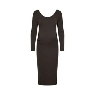 Only - Olmsanne Ls O-Neck Calf Dress Jrs - Dames - Maxi Jurken