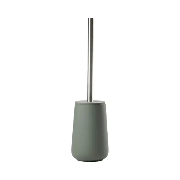 Zone Denmark Nova Toilettenbürste, Klobürste Aus Porzellan Und Edelstahl, Wc Bürste Mit Bürstenhalter, Soft-Touch-Beschichtung, Durchm. 10, 3 Cm, thumbnail