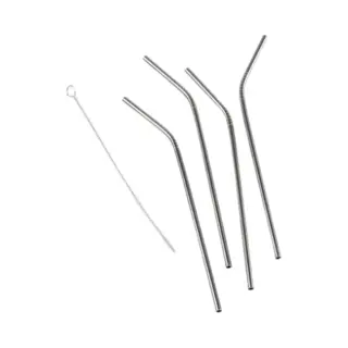 Funktion Function Metal Straws - 4 Pcs