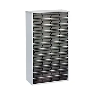Raaco 1248-01 Stalen Esd-magazijnkast Esd (l X B X H) 306 X 150 X 552 Mm Aantal Vakken, 48 Incl. Aardingskabel Inhoud 1 Stuk(s)