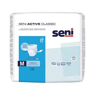 Seni 14742 Active Classic Pants Medium Met 5, 5 Druppels, Buikomtrek 80-110 Cm, 30 Stuks