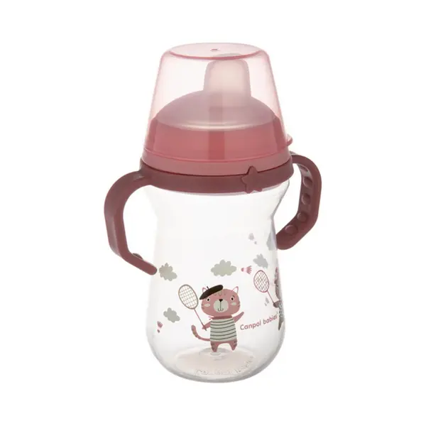 Canpol Babies | Bonjour Paris | Babybeker Met Siliconen Tuit | First Cup | 250ml | 6 M+ 250 Ml Transparant thumbnail
