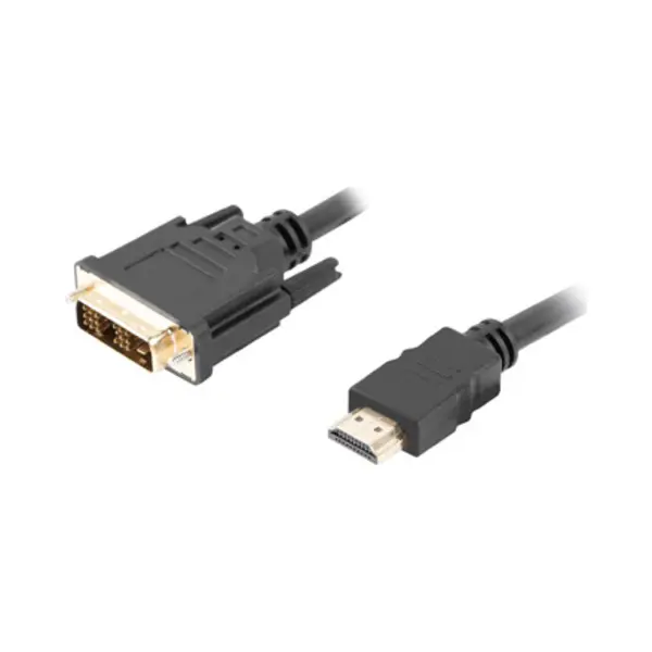 Lanberg Ca-Hddv-10CC-0018-Bk Videokabel-Adapter 1,8 m Hdmi Typ A (Standard) Dvi-D Schwarz thumbnail