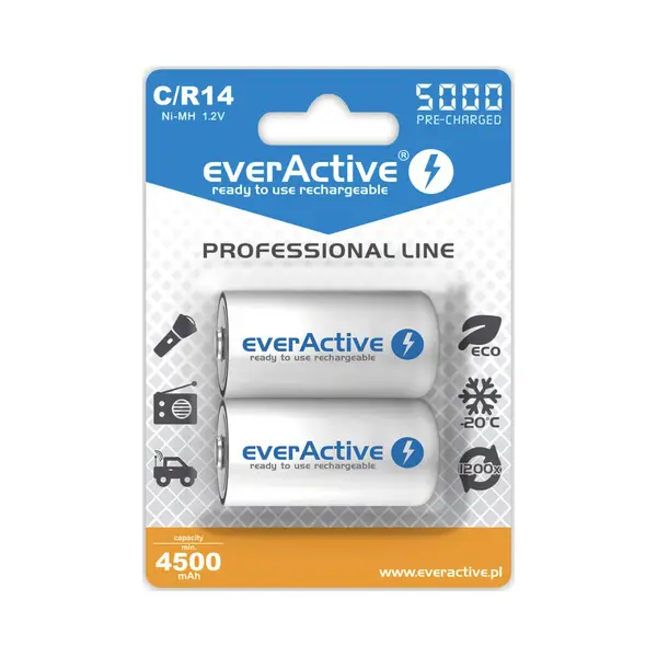 Everactive EVHRL14-5000 Haushalt Batterie Wiederaufladbare Batterie Nickel-Metallhydrid (NiMH) thumbnail