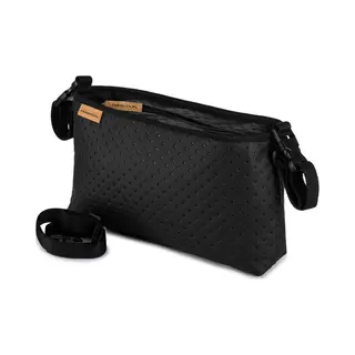 Ferocity Buggy Organiser Baby Stroller Bag Multifunctional Waterproof Pushchair Eco Leather Black Dots [075]
