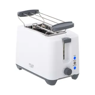 Adler Ad 3216 Toaster 2 Scheibe(n) 1000 W Grau, Weiß