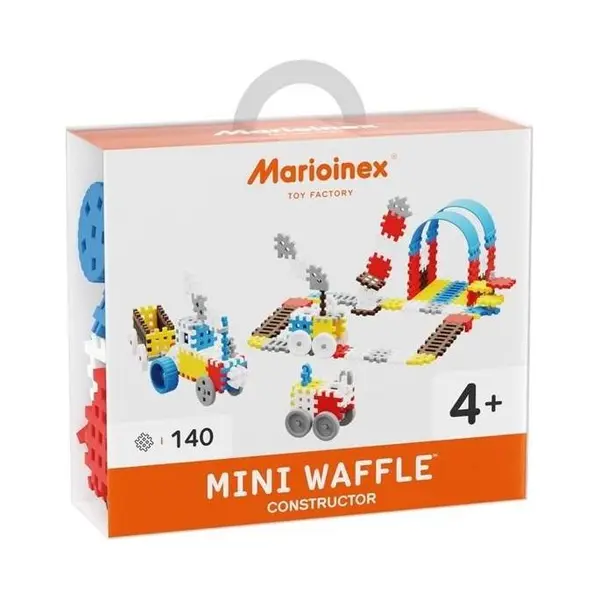 Mini Wafel Blokken Bouwen Blauw 140 Stuk - Marioinex - Vanaf 3 Jaar thumbnail