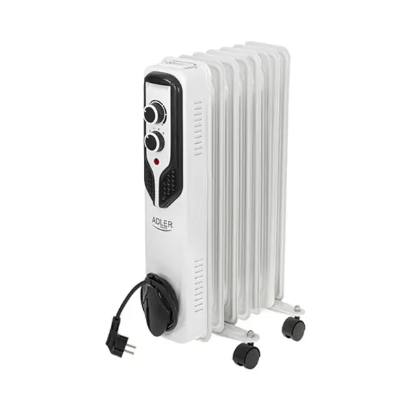 Adler Ad 7815 electrische verwarming Binnen Wit 1500 W Olie elektrisch verwarmingstoestel thumbnail