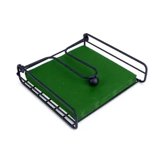 vilde Servethouder Metaal Zwart 19x19, 5 Cm - Servettenhouder - Houder Voor Servetten