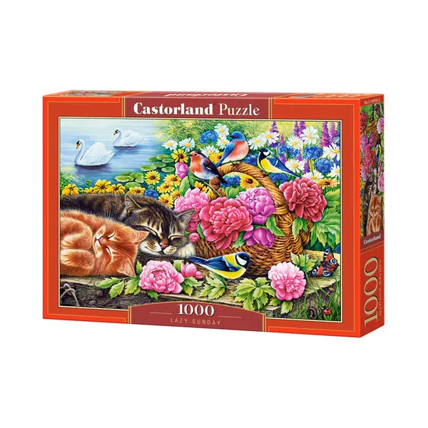 Castorland Lazy Sunday Legpuzzel 1000 stuk(s) Dieren thumbnail