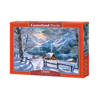 Castorland Snowy Morning 1500 Teile Puzzle 1500 Stück Winter