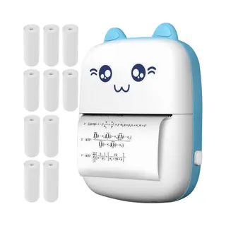 Izoxis Mini Drucker Taschendrucker Schwarzweiß Fotodrucker Für Smartphone Bluetooth 22272