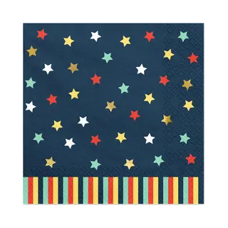 PartyDeco SP33-93 papieren servetten Papier Meerkleurig 12 stuk(s)