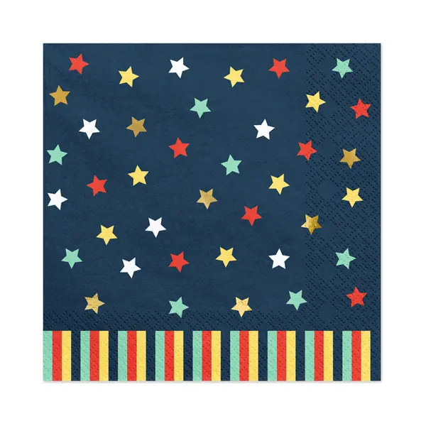 PartyDeco SP33-93 papieren servetten Papier Meerkleurig 12 stuk(s) thumbnail
