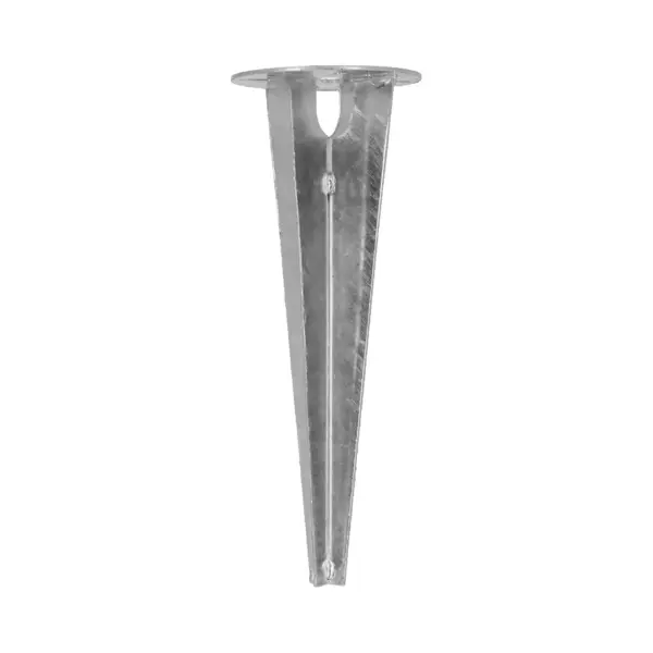 Kotarbau® Erdspieß Einschlaghülse Für Gartenbeleuchtung ⌀ 115 Mm Verzinkter Stahl Erdungsspieß Bodenanker Erdanker Einschlagbare Bodenhalterung thumbnail