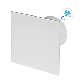 Awenta Badkamerventilator Trax Ø100 Mm - 89 M³/h - Timer - Vochtsensor - Wit