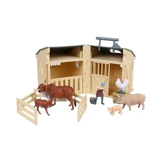 sarcia.eu Collecta Bam Playset Landelijke Dierenfiguren - Stal 3+