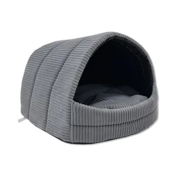Odolplusz Hondenhok - Exclusief Huis Voor Hond Of Kat - 2 Maten Comfortabel En Wasbaar (grafiet Corduroy, M) thumbnail