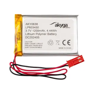 Akyga AKY0638 mobiles Telefon Ersatzteil Batterie/Akku Silber