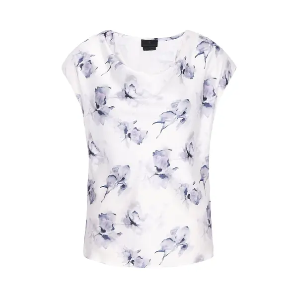 DreiMaster Klassik Blouse Sering / Wit thumbnail