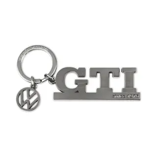 Brisa Vw Collection - Volkswagen Metal Keychain Keyring Keychain Accessory Keyholder In Gti Design (Lettering Silver)