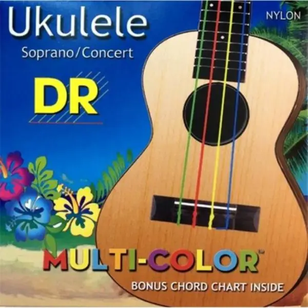 Dr Handmade Strings Umcsc Saiten für Musikinstrumente Ukulele 4 Stück Nylon thumbnail