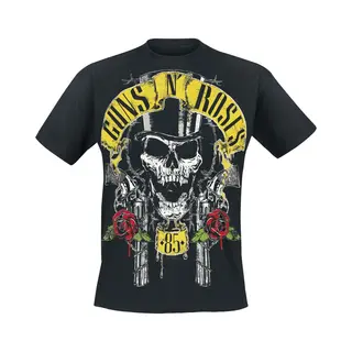 Guns N' Roses T-shirt - Top Hat - S Tot 5XL - Voor Mannen - Zwart