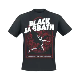Black Sabbath The End Church Window T-Shirt Black