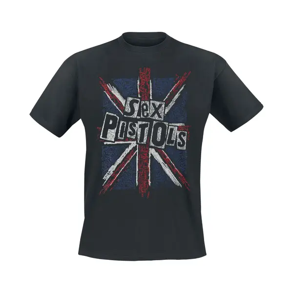 Sex Pistols Union Jack T-Shirt Schwarz In M thumbnail